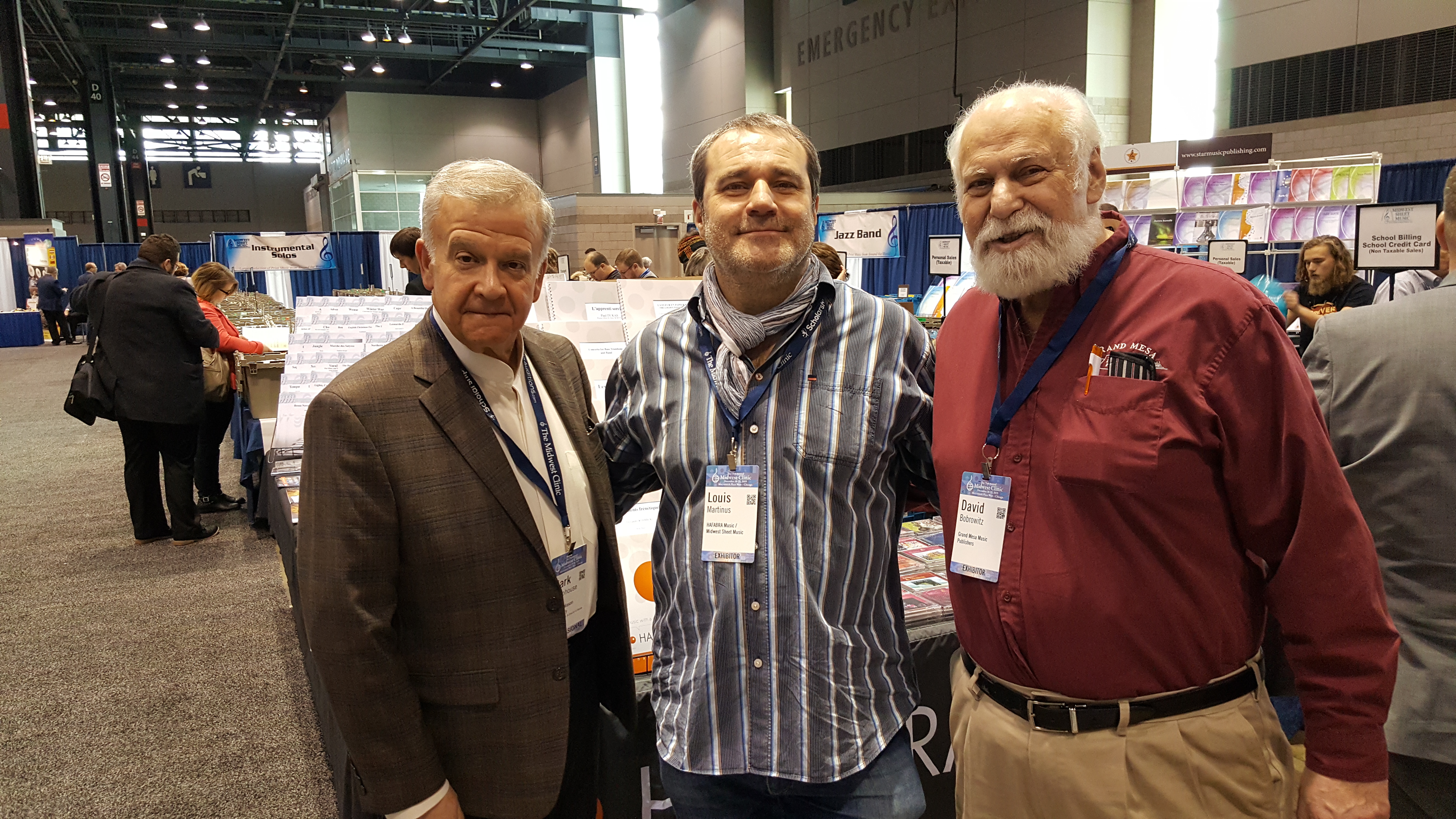 Mark CAMPHOUSE, Louis MARTINUS and David BOBROWITZ at the Midwest 2019